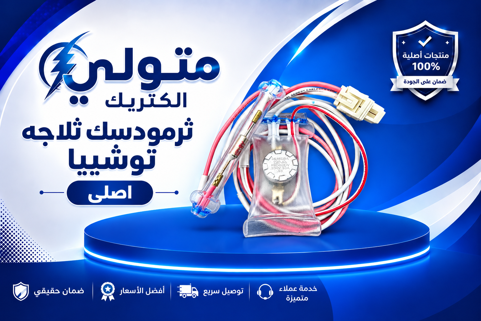 ثرمودسك ثلاجه توشيبا اصلي 